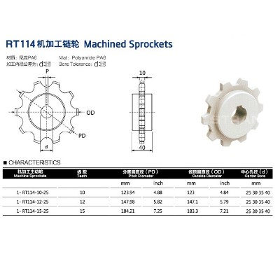 RT114機(jī)加工主動輪